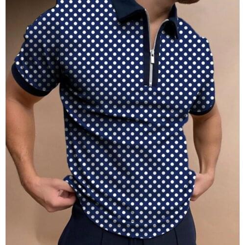 New Man Polo Shirt Mens Casual Deer Embroidery Cotton Polo shirt Men Short Sleeve High Quantity polo men