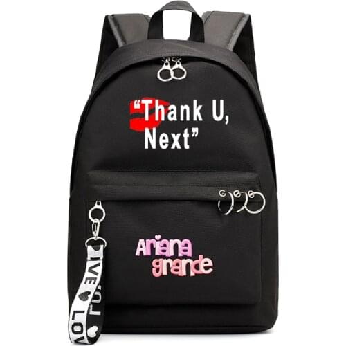 Ariana Grande Backpack Women Backpack Men Backpack Ariana Grande School Bags For Girls Large Capacity Backpack Kids Fashion Bags