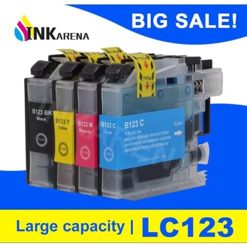 For Brother LC123 LC-123 LC123XL Compatible Ink Cartridge For MFC-J650DW MFC-J6720DW MFC-J6520DW DCP-J4110DW DCP-J132W Printer