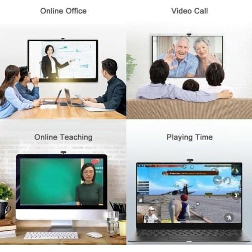 Webcam 480P HD Web Camera With Microphone USB Plug Desktop Web Cam Camera Laptop Computer For PC Mini F0D8