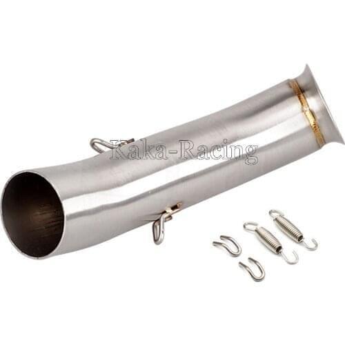 Motorcycle Exhaust muffler Pipe for KTM Duke 125 Duke 250 Duke 390 RC 125 RC 390 Connect Mid Link Pipe Slip On (2016-2018)