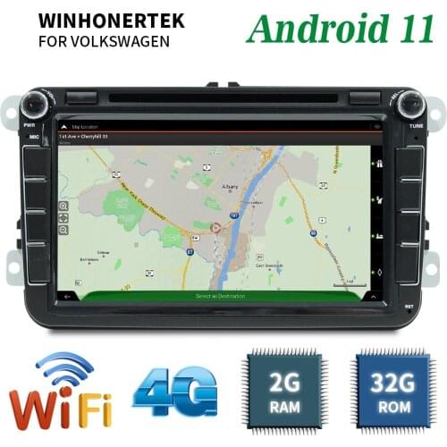 WINHONGTEK 2 Din DVD Player DSP Car Multimedia Player Radio auto GPS For Volkswagen VW Passat B6 Touran GOLF POLO