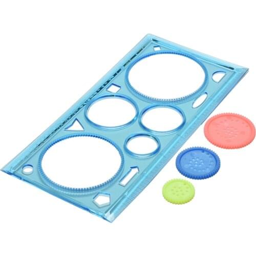 1Pc Spirograph Multifunctional Geometric Ruler Drafting Tools Stationery Students Office Supplies