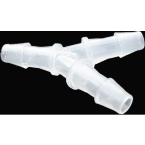 1Pcs 2.4mm-19.5mm Y Shape Plastic Hose Pipe Connector Joiner Fitting Car Home Air Water Fuel connecting pipe