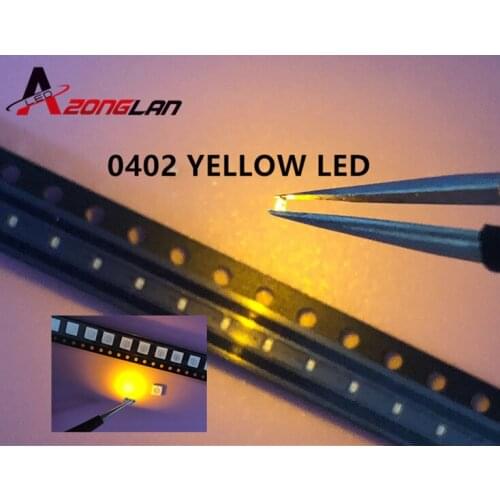 100pcs SMD 0402 0603 0805 2835 3528 1206 5050 5730 3014 4014 Diodo Yellow light emitting diode SMD super bright LED 3V yellow