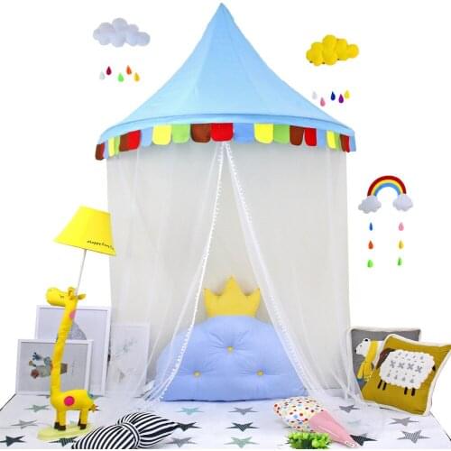2020 Hot Style Childrens Half Moon Tent Indoor Play Tent Bedroom Decoration Reading Corner For Children Non-toxic Printing