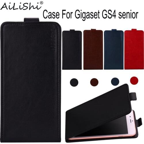 AiLiShi Case For Gigaset GS4 Senior Luxury Flip PU Leather Case Exclusive 100% Phone Protective Cover Skin+Tracking
