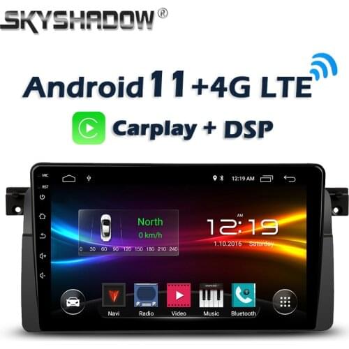 Carplay DSP Android 10.0 32GB 64GB 4G LTE Car multimedia DVD Player GPS WIFI Bluetooth Auto Radio For BMW 3 E46 M3 Rover 75 MG