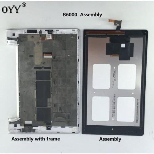 Used LCD Display Panel Screen Monitor Touch Screen Digitizer Glass Assembly with frame 8" For Lenovo IdeaTab Yoga 8 B6000