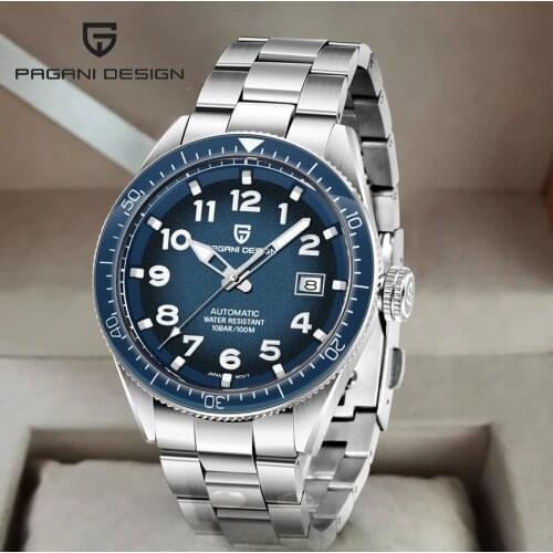 Mens Watches PAGANI DESIGN Top Brand Luxury Automatic Watch Men 100M Waterproof Casual Business Wristwatch Relogio Masculino