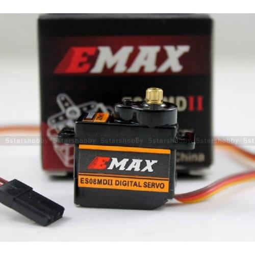 EMAX ES08MD II 12g/2.4g/0.08g sec High Speed Metal Gear Digital Servo for 450 helicipter