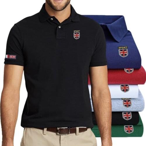FACRABE Short Sleeve Polos For Men