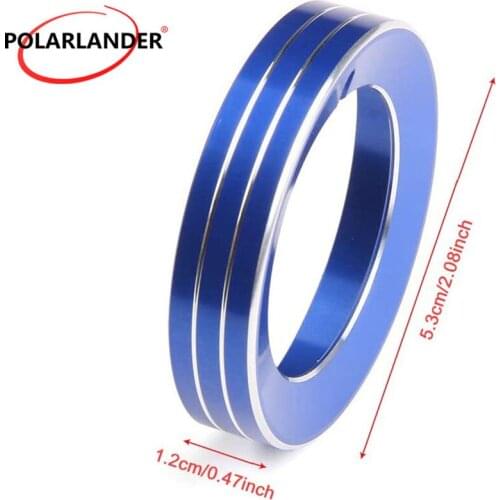 Headlight Switch Knob Ring Cover For Ford F150 XLT 2016 2017 & Ford Mustang 2015 2016 5 Colors Aluminum Alloy Button Trim 1PC