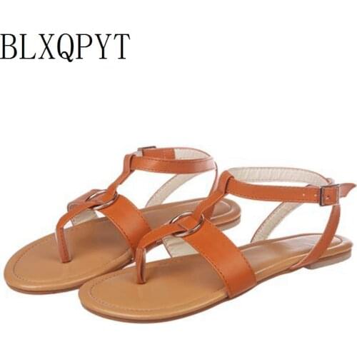 BLXQPYT New Gladiator Sandals Big Size 34-52 Women Flip Flop Tenis Feminino Summer Shoes woman Casual Home Beach Slippers 1926