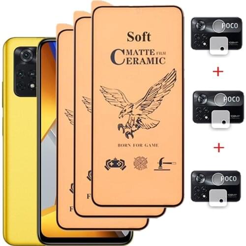 Frosted Film For Poco M3 Matte Protective Glass Xiaomi M3 Soft Ceramics Film Poco M3 Matte Film Xiaomi Poco M3 Screen Protector