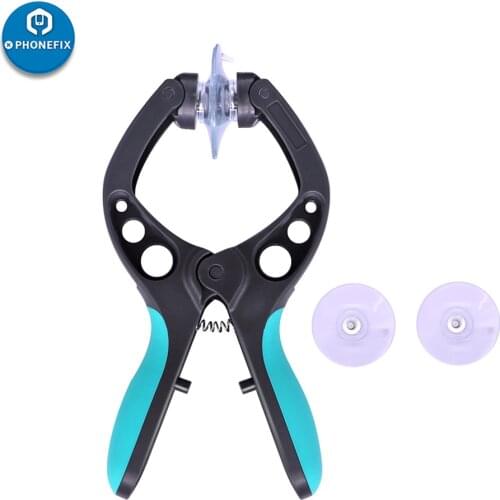 Mobile Phone LCD Suction Cup LCD Screen Sucker Opening Tool Double Separation Clamp Plier Repair Tool For IPhone IPad repair