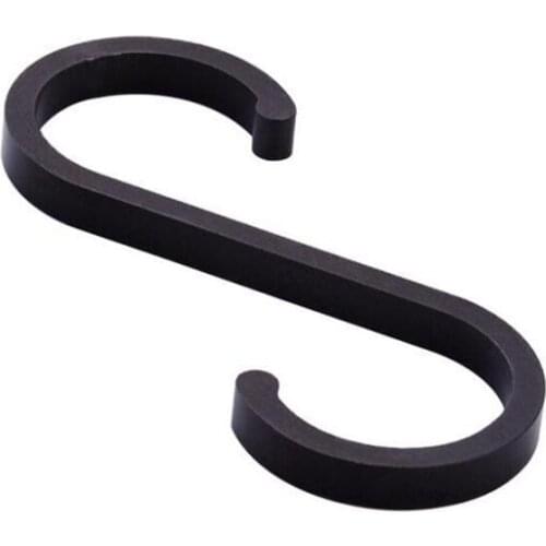 S Hook, Aluminum S Shaped Hooks for Kitchen, Bathroom, Heavy Duty Hanger Hooks for Hanging Pots, Pans, Plants, Towels