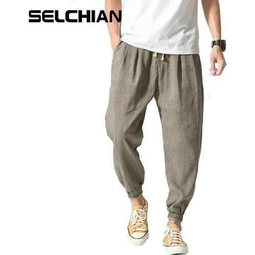 Мужские брюки в клетку SELCHIAN China At AliExpress