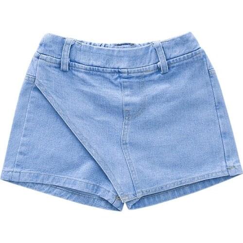 Girls Shorts 2019 Summer Baby Girls Clothes Children Clothing Fashion All-matched Cotton Denim Shorts Kids Clothes 3-14Y