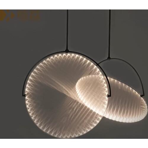 Modern Pendant Light Led Childrens Room Bedroom Living Hanging Warm and Romantic Nordic Restaurant Dining Decoration Round Lamp