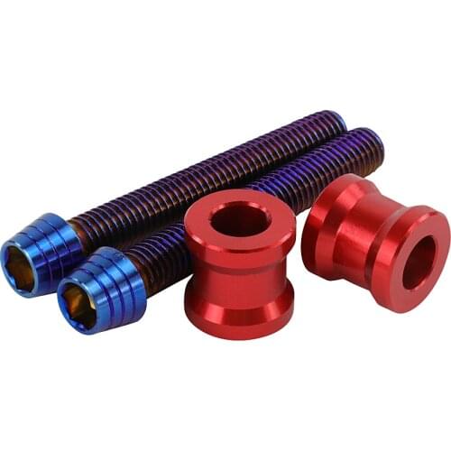 Motorcycle Radial Brake Caliper M10 Spacers Washers 220mm 245mm 260mm For Brake Rotor Diameter Changing