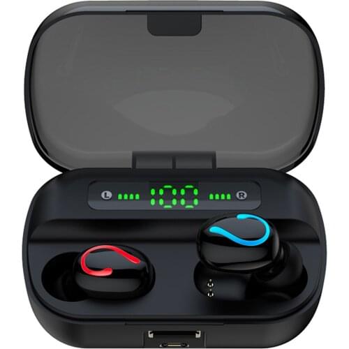 TWS BT5.0 Dual Channel Headphone In-ear Wireless Stereo Waterproof Sports Earphone