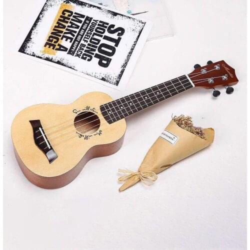 23 Inch Ukulele 4 String Mahogany Hawaii Mini Guitar Concert Musical Instrument Gift High Quality Ukulele UK2392