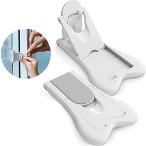 Sliding Door Lock for Child Safety Baby Proof Doors & Closets Childproof Your Home with No Screws or Drills By Ashtonbee