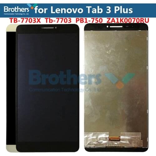 LCD Screen For Lenovo Tab 3 Plus TB-7703X Tb-7703 PB1-750 ZA1K0070RU LCD Display Touch Screen Digitizer LCD Assembly LCD Screen