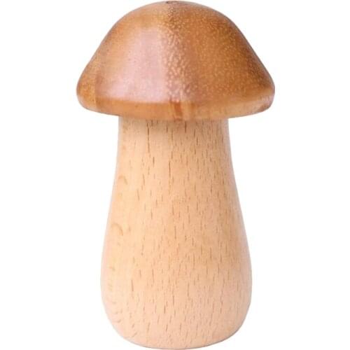 1 Pcs Wooden Toothpick Box,Mushroom Cute Shape Toothpick Holder Toothpick Holder Storage Box Kitchen Accessories Tools