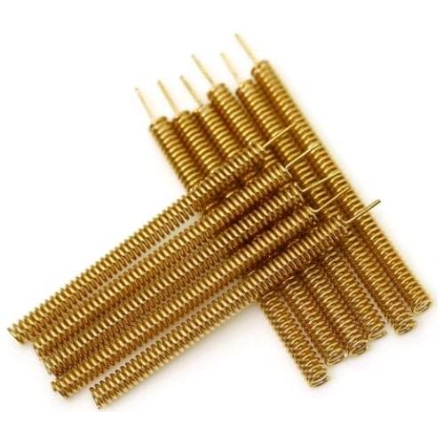 10pcs Super strong 433MHz spring antenna 433MHz built-in antenna 433MHz module with full copper antenna 3.5dbi high gain