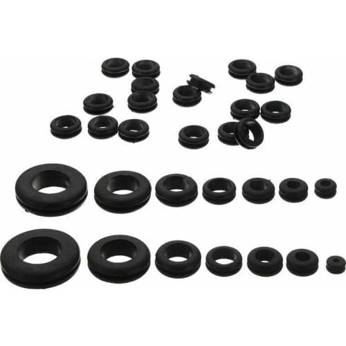 50Pcs rubber seal ring Oil Sealing Grommet Gasket For Protects Wire Cable hole protection ring shim washer Hardware