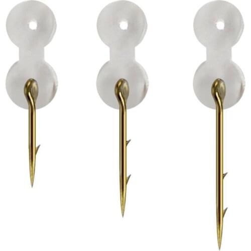 12pcs/set Carp Fish Bait Corn Holder Hook Pin with Fishing Tackle Accessory Rubber Ring Carp Z0K9