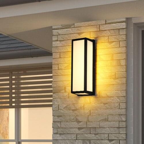 18/30W PIR Motion Sensor LED Wall Light Outdoor Villa Garden Fence Aisle Porch Light Waterproof Balcony Front Door Wall Lamps