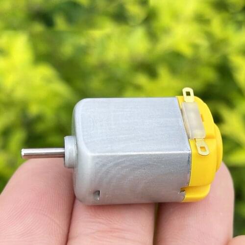 3PCS/lot Standard DC 3V-7.4V 130 Micro Motor Carbon Brush Mini Moters 20000RPM for Model Ship Toys Car For Appliance Small Motor