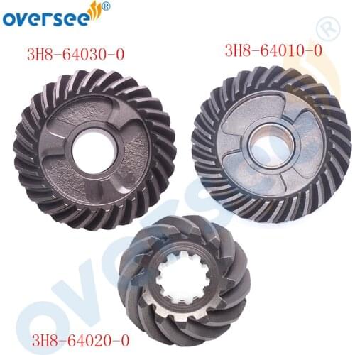 3H8-64010 Gear Kit For Tohatsu Outboard Parts 4 Stroke 9.9HP 18HP Inclued Forward Reverse Pinion Gears 3H8-64020 3H8-64030