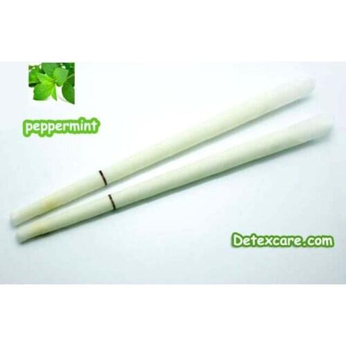 408 pcs/lot CE qualified peppermint scent non smoke trumpet indian ear candles ear cones for ultra relaxation