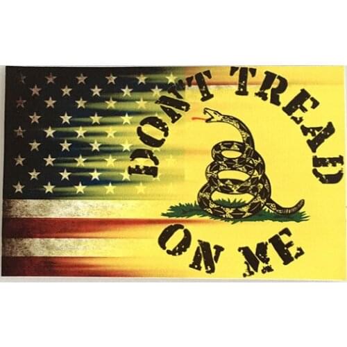 7.2*11.5 CM DONT TREAD ON ME Decal Sticker