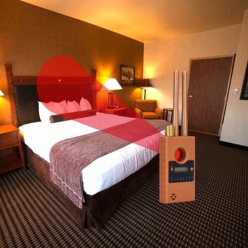 Anti-tapping Anti-Spy Bug Detector GPS GSM WIFI 2G 3G 4G Camera RF Signal Automatic Detector Finder Dual Antenna G529