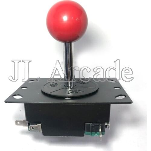 Free shipping Arcade game metal joystick DIY Joystick Red Ball with microswitch 4/8 Way Joystick Fighting Stick for Game Arcade
