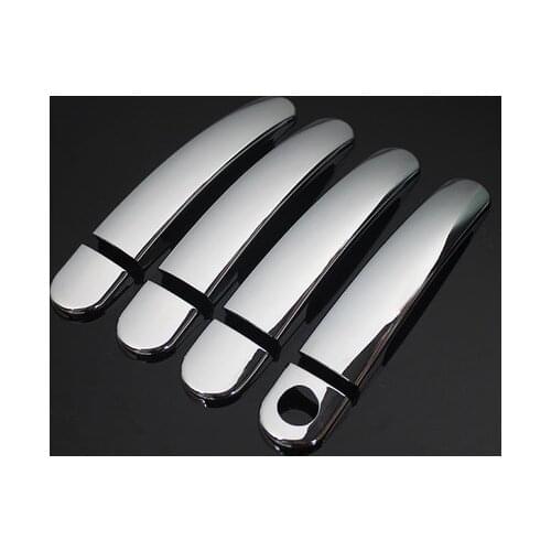 New Chrome Car Door Handle Cover Trim for Skoda Fabia / Octavia / Superb 2002 2003 2004 2005 2006 2007 Free Shipping