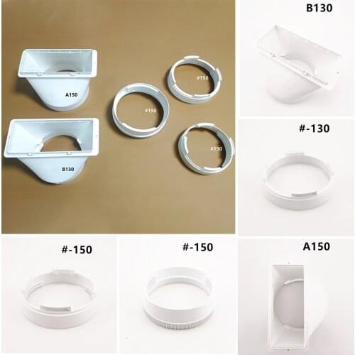 130/150mm Exhaust Duct Interface For Haier Portable Air Conditioner Hose Tube Connector Accessories Heating Cooling Vents