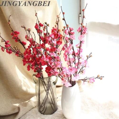 Artificial flower Chinese plum blossom Japanese cherry blossom wedding home wall rose photography set across the border Decorati
