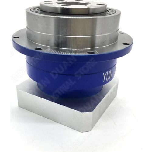 10:1 Ratio 14mm Input Flange Output Planetary Helical Gearbox Reducer 6000rpm for 60mm Flange 200W 400W 600W Servo Motor Robot