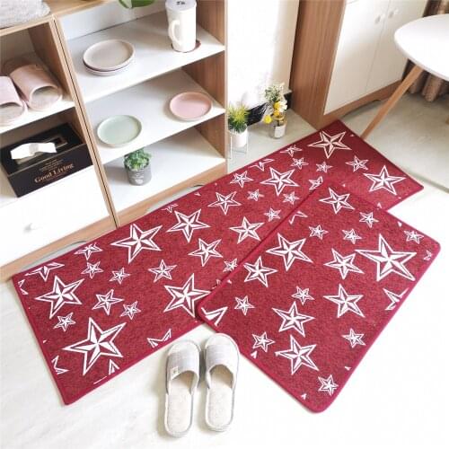 Household Entrance Door Rugs Bath Room Water-absorption Non-slip Star Printed Household Durable Decor Hot Sale Ground Mat