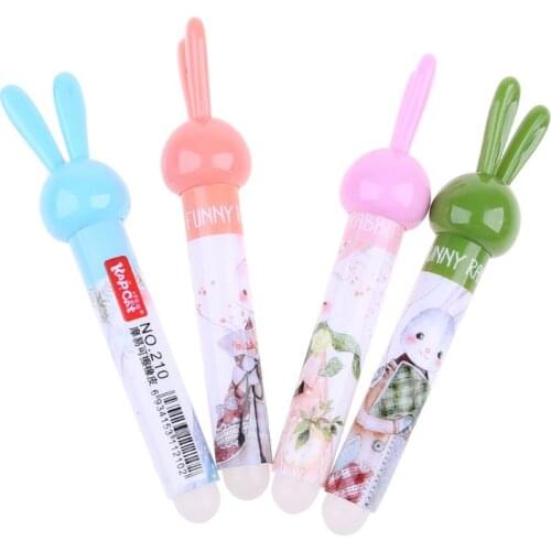 Kawaii Rabbit Eraser For Erasable Pen Cute School Office Supply Stationery Gift R9JB