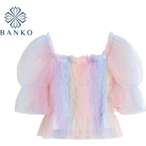 Блузки с открытыми плечами Mina Happiness China At AliExpress