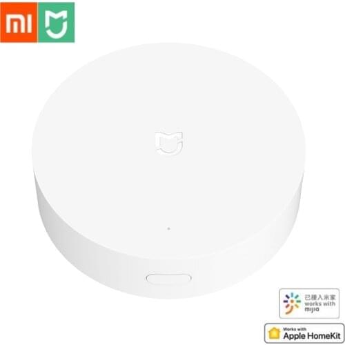 Original Xiaomi Multimode Smart Home Gateway ZigBee WIFI Bluetooth Hub Work With Mijia APP Apple Homekit Intelligent Home Hub