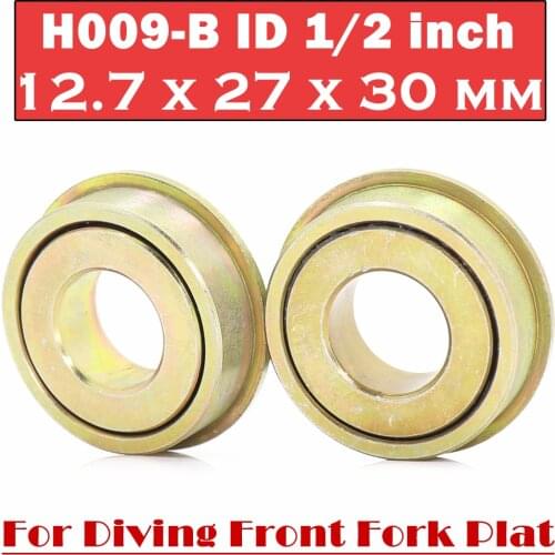 Diving Front Fork Plat Bearing ID 1/2 inch ( 2 Pcs ) 12.7*27*30 mm Wheelchair Accessories H009-B Wheelchair Bowl Bearings