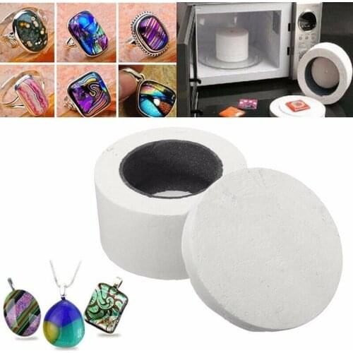 Professional Microwave Kiln Set DIY Manual Glass Fusing Jewelry Tools For Fusework Dichroic Stained Glass Ceramic Fiber Paper